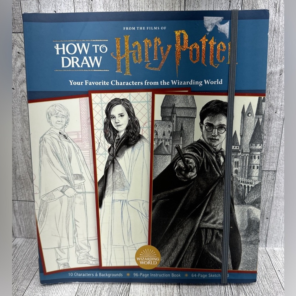 Harry Potter by Steve Behling Paperback Book “How to Draw” Paper Included